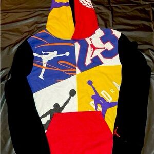 NIKE AIR JORDAN Jumpman
 Color Block Hoodie Sz XL Youth